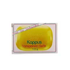 kappus trandsparent soap صابون کاپوس گلیسیرینه