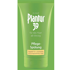 نرم کننده کافئین پلانتور ۳۹ مخصوص موهای رنگ شده، خشک و آسیب دیده Plantur 39 Pflege-Spulung
